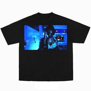 Keisha Belly Rap Tee Big Face Head Retro Style Graphic Hip Hop Tshirt